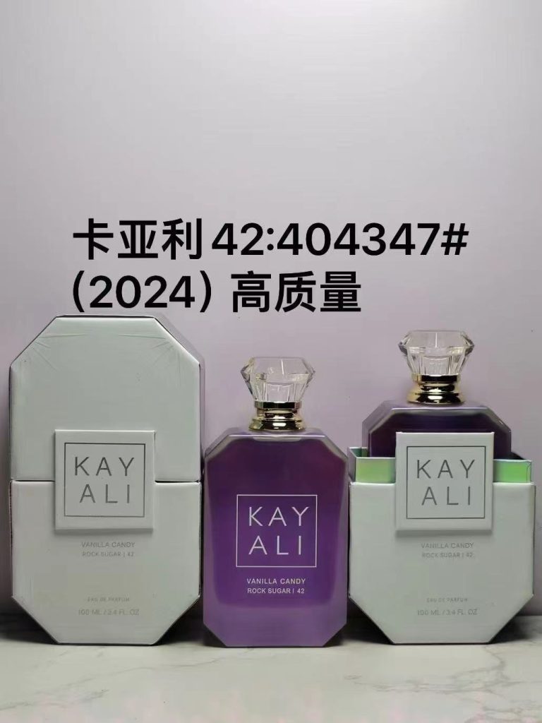 Kayali No.42 Vanilla Rock Sugar 100ml bottle and packaging