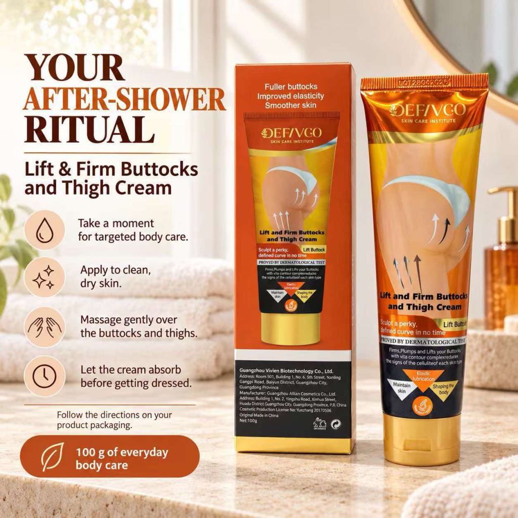 Lift & Firm Buttocks and Thigh Cream tube and box