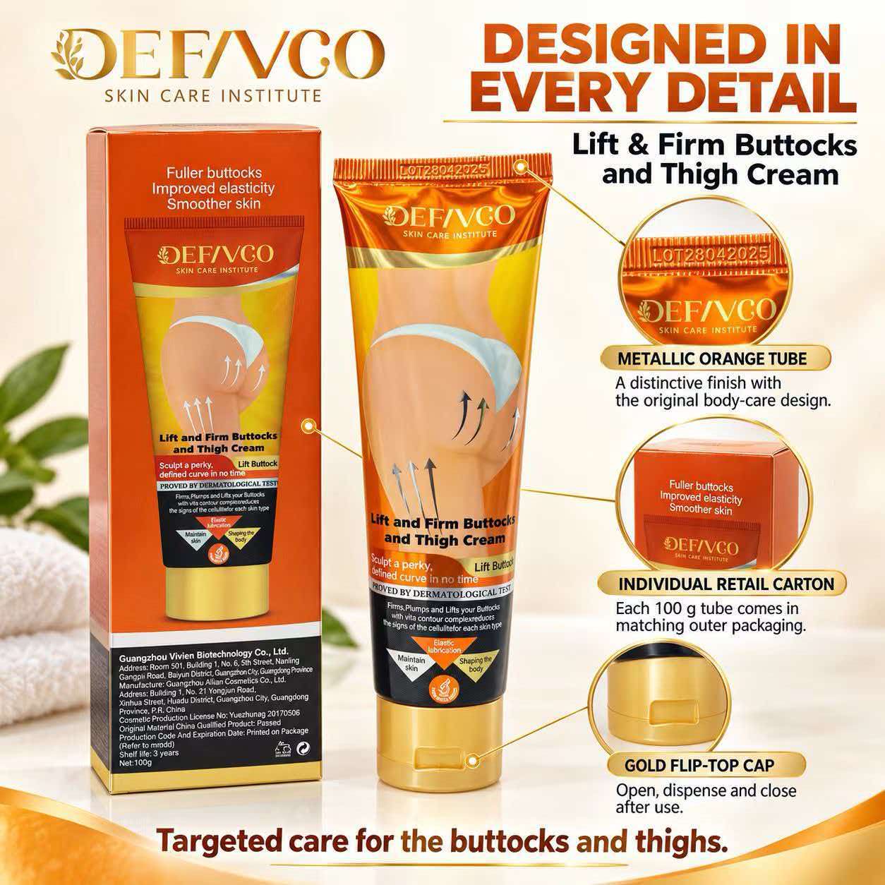 Lift & Firm Buttocks & Thigh Cream