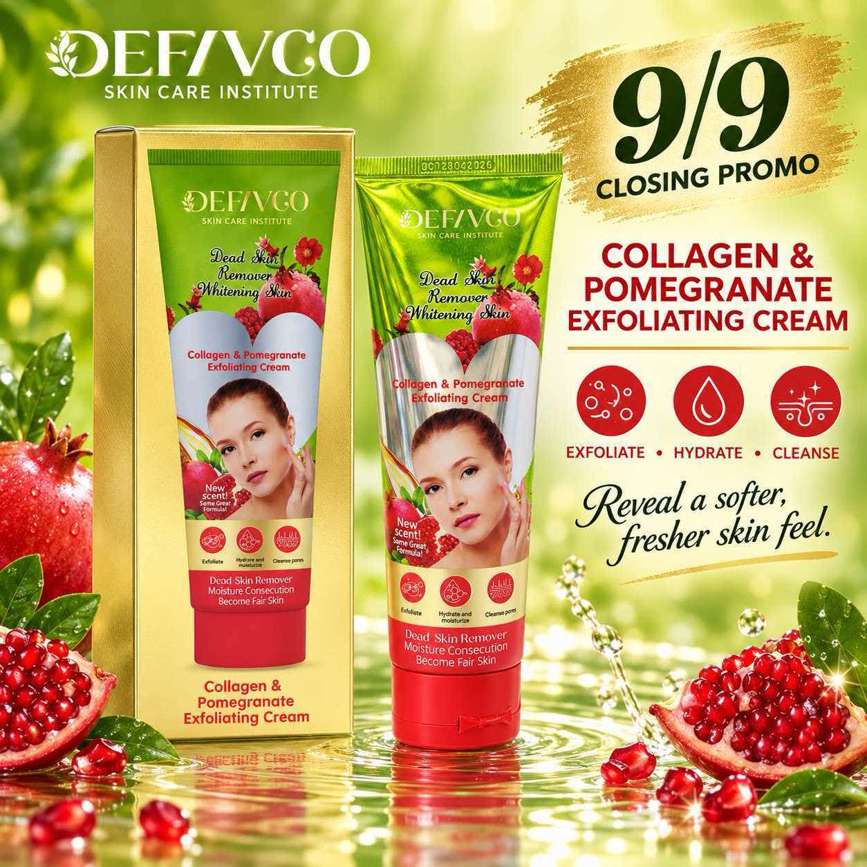 Collagen & Pomegranate Exfoliating Gel